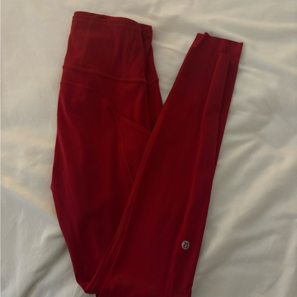 Lululemon Athletica RED LEGGINGS